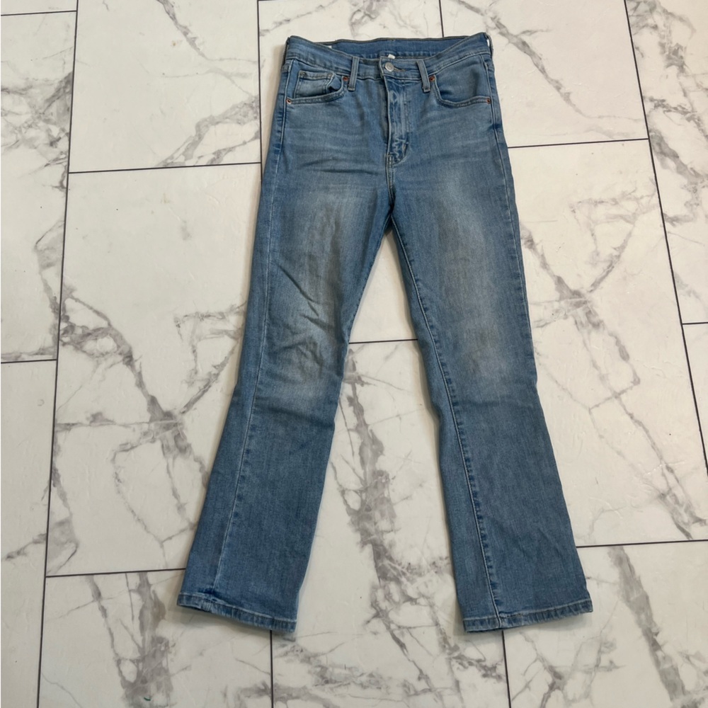 Levi's Blue Straight Leg Jeans Classic Design